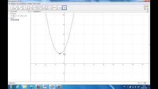 Hvordan finne toppunkt og bunnpunkt i GeoGebra [upl. by Lumbard]