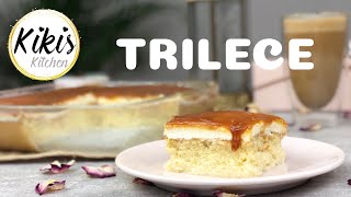 Geniales TRILECE Rezept  Tres Leces  Trileqe  Milchkuchen  albanischer Karamellkuchen [upl. by Cannell]