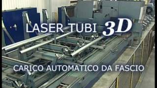 Taglio laser tubo 3d Marelli Aldo [upl. by Ivan]