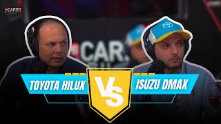 TOYOTA HILUX VS ISUZU DMAX MI CARRO SILA [upl. by Leuqim]