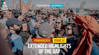 Extended highlights of Stage 12 presented by Aramco  Dakar2024 [upl. by Nipha439]