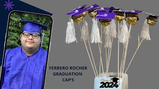 Ferrero Rocher Graduation Caps  Graduation Treats Idea  Easy And Simple [upl. by Ojela]