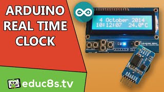 Arduino Project Real time clock RTC and temperature monitor using the DS3231 module [upl. by Lewiss698]