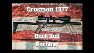 Crosman 1377 quotCarbinequot BuckRailAirguns [upl. by Ettenaj]