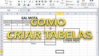 COMO CRIAR PLANILHAS NO EXCEL [upl. by Nadirehs214]