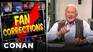 Fan Correction Buzz Aldrin Admits To Historys Greatest Prank  CONAN on TBS [upl. by Champ]