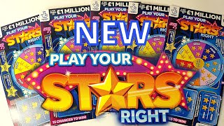 NEW Play Your Stars Right Scratchcards [upl. by Gilda]