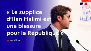 Remise du prix Ilan Halimi  discours de Gabriel Attal [upl. by Johppah]