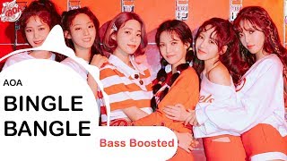 AOA  BINGLE BANGLE  BASS BOOSTED  🎧 🎵 [upl. by Alexis]