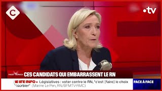 Prise d’otage propos racistes  d’encombrants candidats RN  La Story  C à Vous 02072024 [upl. by Alvera268]