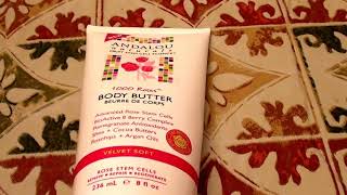 Andalou Naturals 1000 Roses Body Butter  REVIEW [upl. by Gaw]