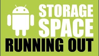 Storage Space Running Out Android SOLVED [upl. by Annayt]