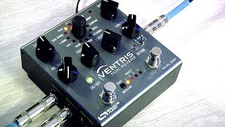 Plate Reverb Pedal Ventris Dual Reverb [upl. by Hughes926]