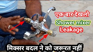 Bathroom shower mixer tap repair  Shower mixer installation  Wall mixer repair [upl. by Ennaxxor]