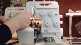 Serger 101 Threading the Juki MO 654de Machine by CKC Patterns [upl. by Surdna7]