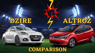 Tata Altroz iCNG Vs Suzuki Dzire CNG Comparison  Altroz cng vs Dzire cng  Dzire cng vs altroz cng [upl. by Aubry899]