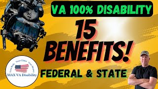 VA Benefits with a 100 ServiceConnected Disability Rating  Federal and State  CH 35 [upl. by Neelhsa392]