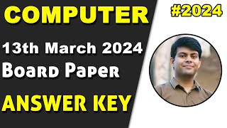 Computer Class 10th 2024 Answer Key  ICSE Class 10th Computer [upl. by Edahsalof]