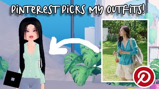 Pinterest picks my outfits in Dress To Impress [upl. by Jorey]