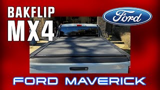 BAKFlip MX4 Tonneau Cover Install  Ford Maverick [upl. by Carmon406]