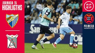 Resumen PrimeraFederación  Málaga CF 00 Atlético Sanluqueño CF  Jornada 15 Grupo 2 [upl. by Meuser]