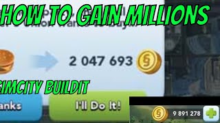 How To Gain MILLIONS Of Simoleons A DAY Simcity Buildit Tips amp Tricks [upl. by Phebe]