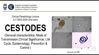 Unit 3 Cestodes Indepth Review [upl. by Bord]