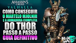 Assassins Creed Valhalla  How To Get Thors Armor Complete Set God of Thunder [upl. by Rusticus]