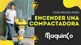 Como encender CORRECTAMENTE una bailarina compactadora  Maquinco [upl. by Ellemac]