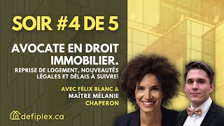 SOIR 4 sur 5  Quelles sont les nouveautés légales sur la reprise de logement dun petit PLEX [upl. by Darlene324]