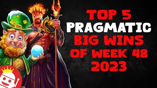 🔥 TOP 5 PRAGMATIC PLAY BIG WINS OF WEEK 48 2023 [upl. by Ardiekal]