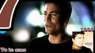 Top 30 Las canciones de Chayanne Actualizado hasta 2005 [upl. by Enaud]