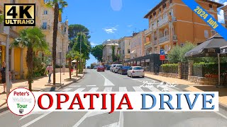 Opatija Drive Tour Fahrt nach Opatija Abbazia Croatia 4k [upl. by Nitas463]