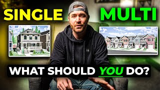 Single Family vs Multi Family Home Investing  The Pros and Cons [upl. by Moody]