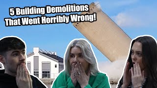 BRITISH FAMILY REACTS 5 Building Demolitions That Went Horribly Wrong [upl. by Starks]