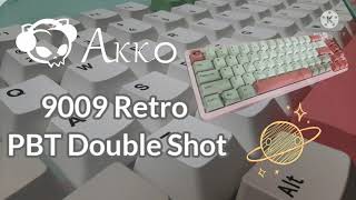 Akko 9009 Retro PBT Double Shot Cherry Profile Keycap  คุ้มค่าสุดๆ [upl. by Courcy]