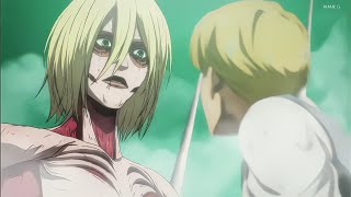 Annie Save Armin  Attack On Titan Season 4 Part 3 Episode 2  進撃の巨人  AOT Season 4 Part 3 Episode 2 [upl. by Cathi]