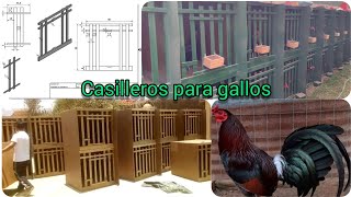 Como hacer casillas para gallos [upl. by Mosi]