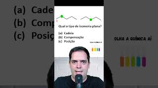 🧨 Tipos de isomeria plana 🔥shorts enem quimicaorganica química isomeria vestibular [upl. by Woolley]