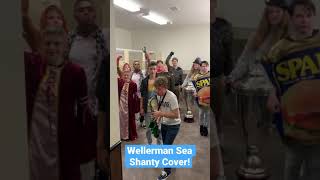 Wellerman Sea Shanty Bathroom Cover Shorts [upl. by Cima335]