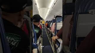 flight safety announcement on board Philippine airlinesshorts [upl. by Ilajna172]