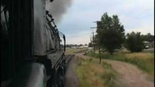 3985 3967 UP Challenger steam railroad locomotive [upl. by Llirred232]