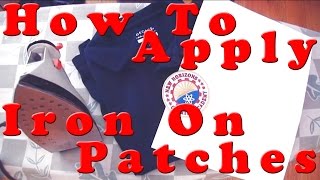 How To Apply Iron On Patches [upl. by Neleag]