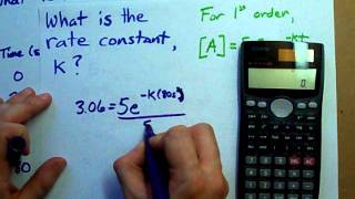 How to Find the Rate Constant of a Reaction Given Table [upl. by Euqinommod128]