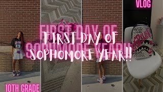 First Day of Sophomore Year Vlog [upl. by Ocram457]