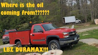 LBZ Duramax oil leak [upl. by Brackett]