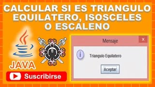 Calcular si es Triangulo Equilatero Isosceles o Escaleno NetBeans [upl. by Nyrraf]