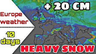 WEATHER  Get ready for this heavy snow ❄️🥶 Europe weather forecast 10 days [upl. by Aleuqahs]