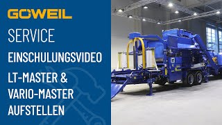 Einschulungsvideo LTMaster amp VARIOMaster aufstellen  GÖWEIL [upl. by Babette]