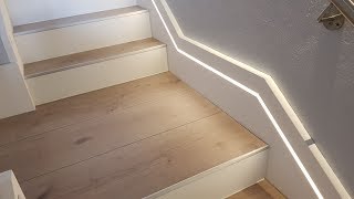 DIY  Digital LED Stair Lighting  Arduino APA102 LED [upl. by Deutsch]